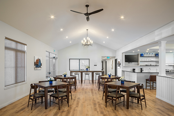 The Club House amenity space at Twamley Manor Apartments in Listowel, ON 