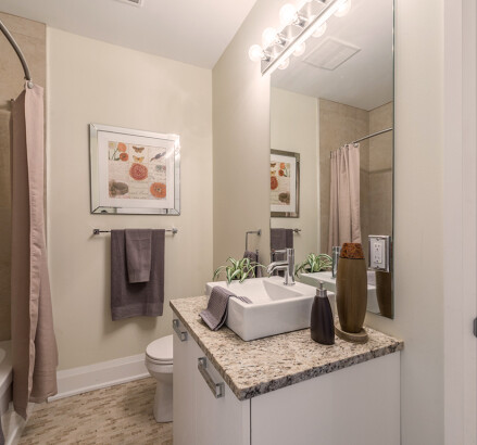 335 Dunsdon Staged model suite 3 piece bath with tub