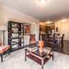 335 Dunsdon Staged model suite Living room facing kitchen
