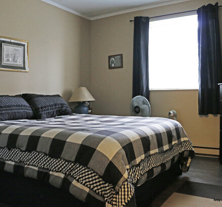 360 Caron 2 bedroom staged bedroom