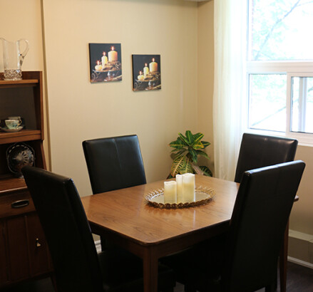 42 Campbell new 2 bedroom dining area2