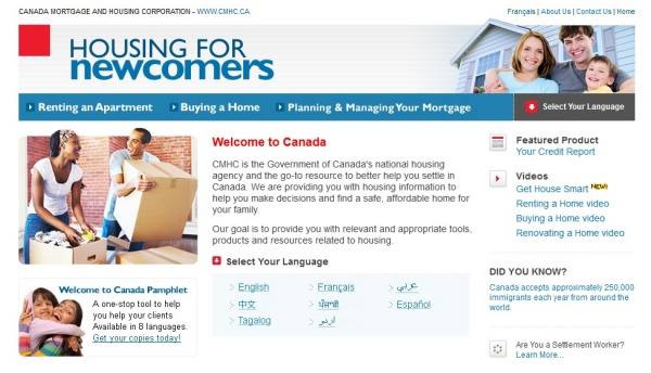 CMHC page