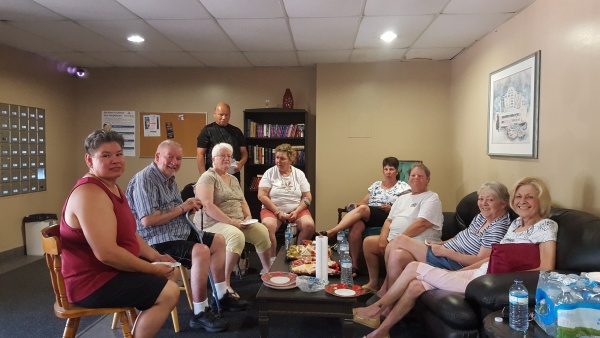Resident event at Marine Court
