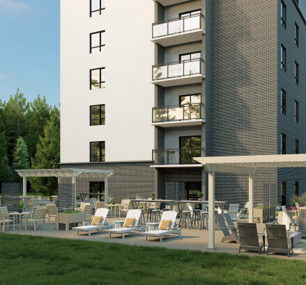 Spencer Place Apartments 3D Renders Exterior Web 3