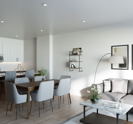 Suite2A Interior Rendering 1