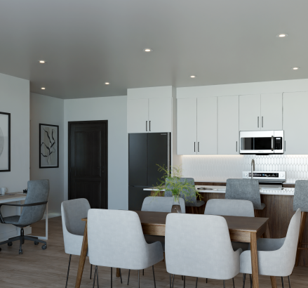 Suite2A Interior Rendering Kitchen