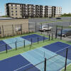 Terra Apartments Pickleball Court